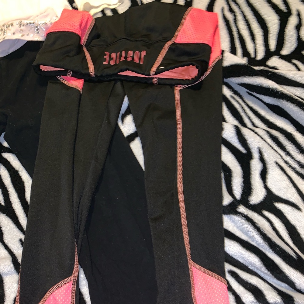 Leggings lot with justice